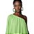 Vestido Lança Perfume Amplo Verde Feminino - Imagem 3