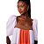 Vestido Lança Perfume Longo Laranja Feminino - Imagem 3