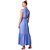 Vestido Longo Lança Perfume Azul Feminino - Imagem 2