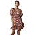 Vestido Curto Lança Perfume Fluido Laranja Feminino - Imagem 1