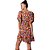 Vestido Curto Lança Perfume Fluido Laranja Feminino - Imagem 2