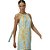 Vestido Longo Lança Perfume Estampado V23 Azul Feminino - Imagem 3