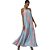 Vestido Estampado Lança Perfume V23 Azul Feminino - Imagem 1