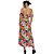 Vestido Myft Estampado Mid Cut Off V23 Rosa Feminino - Imagem 2
