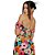 Vestido Myft Estampado Mid Cut Off V23 Rosa Feminino - Imagem 4