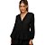 Vestido Curto Myft Com Babados V23 Preto Feminino - Imagem 2
