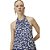 Vestido Lança Perfume Estampado V23 Marinho Feminino - Imagem 3