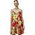 Vestido Curto Lança Perfume Estampado V23 Vermelho Feminino - Imagem 1