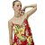 Vestido Curto Lança Perfume Estampado V23 Vermelho Feminino - Imagem 3