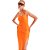 Vestido Easy Lança Perfume Super Midi AV23 Laranja Feminino - Imagem 4