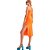 Vestido Easy Lança Perfume Super Midi AV23 Laranja Feminino - Imagem 2
