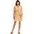 Vestido Curto Lança Perfume Estampado AV23 Amarelo Feminino - Imagem 3