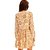 Vestido Curto Lança Perfume Estampado AV23 Amarelo Feminino - Imagem 2