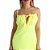 Vestido Myft De Alça AV23 Amarelo Feminino - Imagem 3