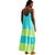Vestido Longo Lança Perfume Decote Costas AV23 Azul Feminino - Imagem 2