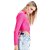 Blusa Myft Manga Longa Rosa Feminino - Imagem 3
