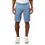 Bermuda Aramis Chino Chambray Azul Masculino - Imagem 1
