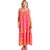 Vestido Myft Longo Estampado AV23 Rosa Feminino - Imagem 1