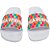 Chinelo Slide Lança Perfume Degrade Branco - Imagem 1