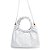 Bolsa Lança Perfume Bucket Couro Branco Feminino - Imagem 2