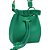 Bolsa Bucket Lança Perfume Injetada Alça Trançada Verde Feminino - Imagem 2