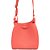 Bolsa Bucket Lança Perfume Injetada Alça Trançada Laranja Feminino - Imagem 3