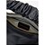 Bolsa Crossbody Lança Perfume Couro Alça Franzida Preto Feminino - Imagem 4