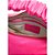 Bolsa Crossbody Lança Perfume Couro Alça Franzida Rosa Feminino - Imagem 5