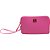 Bolsa Lança Perfume Clutch Rebite Rosa Feminino - Imagem 1