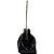 Bolsa Clutch Couro Lança Perfume Glam Corrente Preto Feminino - Imagem 3