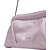 Bolsa Lança Perfume Clutch Glam Couro Rosa Feminino - Imagem 4