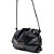 Bolsa Clutch Lança Perfume Couro Preto Feminino - Imagem 3