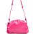 Bolsa Clutch Lança Perfume Couro Rosa Feminino - Imagem 1