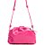 Bolsa Clutch Lança Perfume Couro Rosa Feminino - Imagem 2