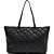 Bolsa Shopping Lança Perfume Metelasse Captone Preto Feminino - Imagem 2