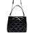 Bolsa Lança Perfume Tote Puffy Preto Feminino - Imagem 2