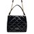 Bolsa Lança Perfume Tote Puffy Preto Feminino - Imagem 1