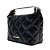Bolsa Lança Perfume Mini Tote Matelasse Preto Feminino - Imagem 3