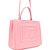Bolsa Lança Perfume Logo Tote V23 Rosa Feminino - Imagem 3