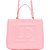Bolsa Lança Perfume Logo Tote V23 Rosa Feminino - Imagem 1