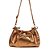 Bolsa Lança Perfume Shoulder Couro Bronze Feminino - Imagem 1