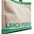 Bolsa Shopping Lança Perfume Lona Off White Feminino - Imagem 4