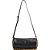 Bolsa Bowling Bag Couro Lança Perfume Alça Corrente Preto Feminino - Imagem 1