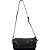 Bolsa Bowling Bag Couro Lança Perfume Alça Corrente Preto Feminino - Imagem 2