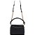 Bolsa Shoulder Couro Lança Perfume Metelasse Preto Feminino - Imagem 1