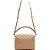 Bolsa Shoulder Lança Perfume Metelasse Bege Feminino - Imagem 2
