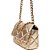 Bolsa Shoulder Lança Perfume Matelasse Corrente Dourado Feminino - Imagem 2