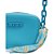 Bolsa Shoulder Lança Perfume Injetada Alça Corrente Azul Feminino - Imagem 3