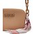 Bolsa Shoulder Lança Perfume Injetada Alça Corrente Bege Feminino - Imagem 3