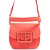 Bolsa Shoulder Lança Perfume Enfeite Laranja Feminino - Imagem 1